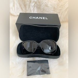 Chanel Sunglasses with white bow